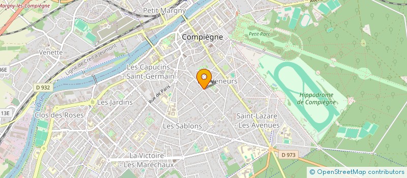 localisation de l'entreprise ART ET CREATION à COMPIEGNE