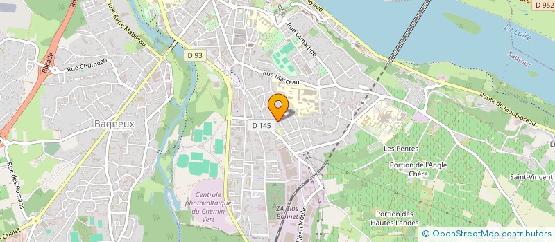 localisation de l'entreprise ART ET CREATION  SAUMUR