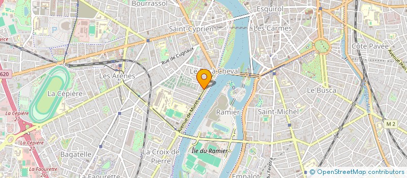localisation de l'entreprise ART ET CREATION à TOULOUSE