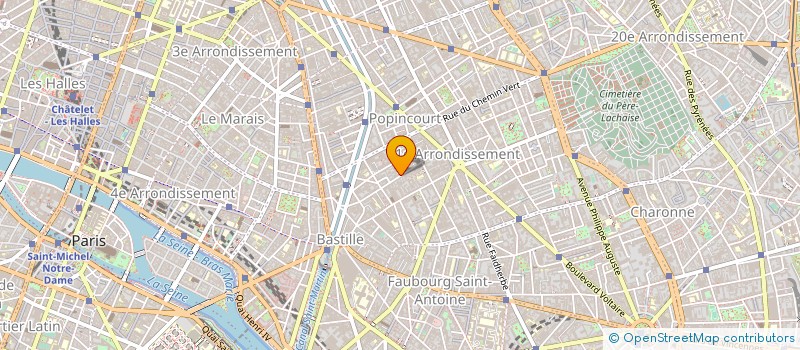 localisation de l'entreprise ART ET CRISTAL DE LORRAINE à PARIS