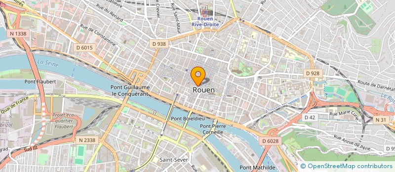 localisation de l'entreprise ART ET CUIR ET CIE à ROUEN