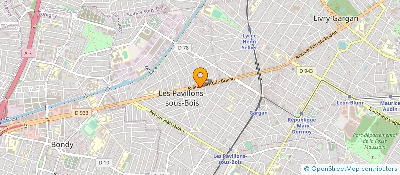 localisation de l'entreprise ART ET CUISINE  LES PAVILLONS-SOUS-BOIS