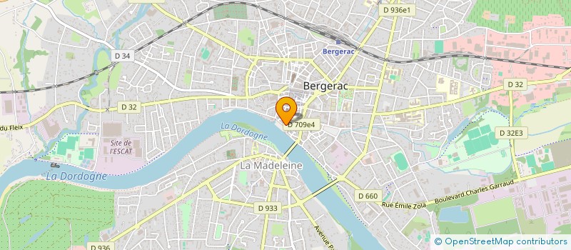 localisation de l'entreprise ART ET CULTURE à BERGERAC