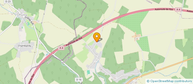 localisation de l'entreprise ART ET CULTURE  MONTREUIL-AUX-LIONS