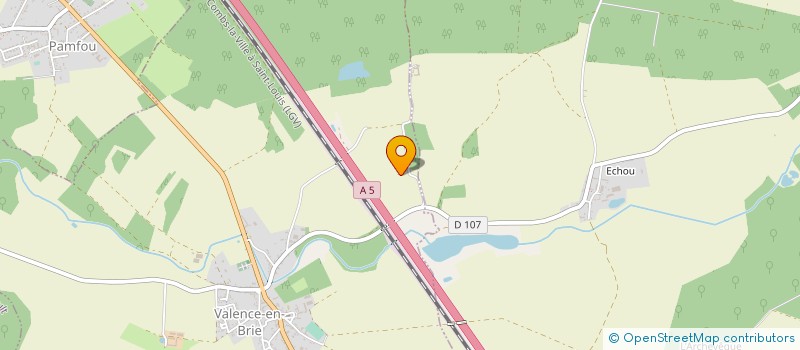 localisation de l'entreprise ART ET CULTURE DE LA DANSE  VALENCE-EN-BRIE