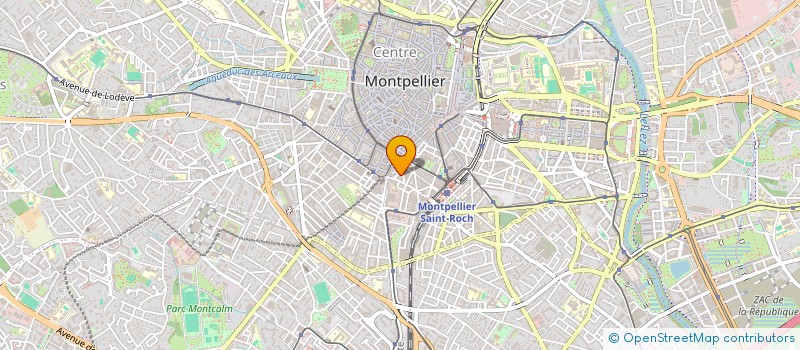 localisation de l'entreprise ART ET CULTURE MEDITERRANEE à MONTPELLIER