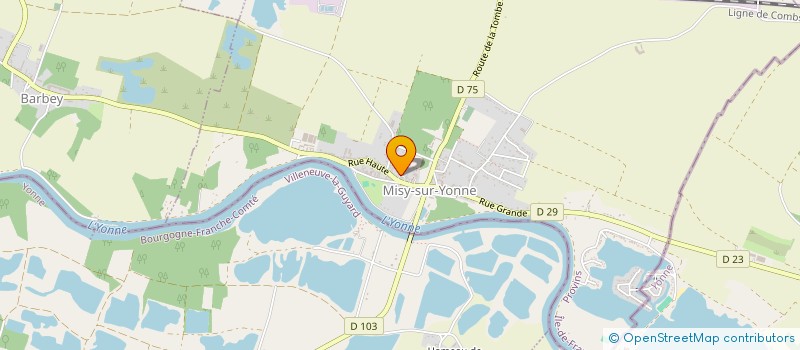 localisation de l'entreprise ART ET CULTURE MISY SUR YONNE  MISY-SUR-YONNE