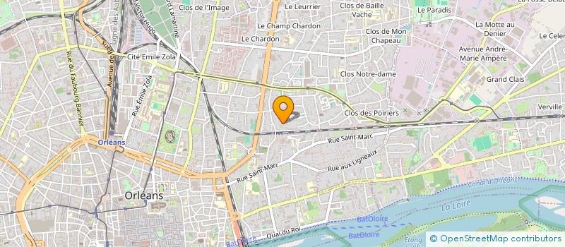 localisation de l'entreprise ART ET DECORATION à ORLEANS