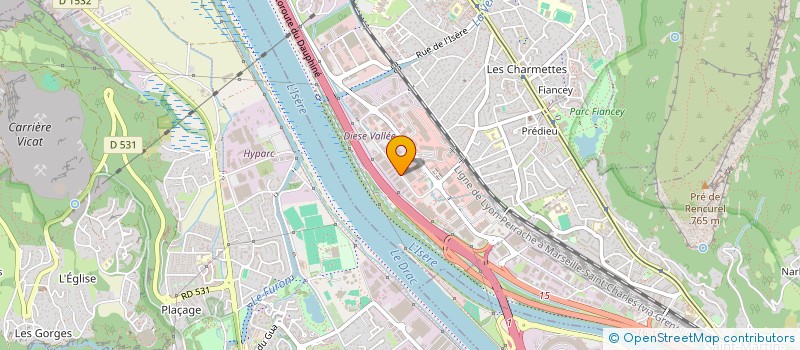 localisation de l'entreprise ART ET DECORATION  SAINT-EGREVE