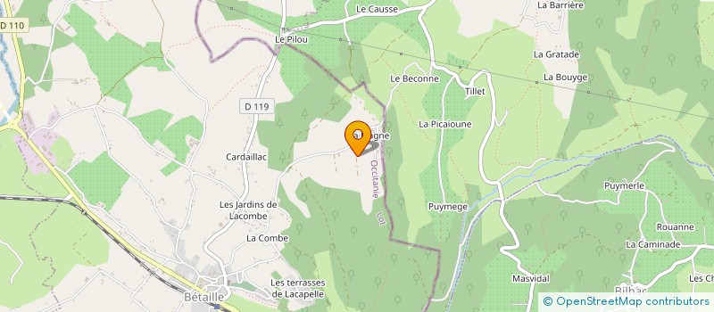 localisation de l'entreprise ART ET DECOUVERTE DE SOI.COM  CARENNAC