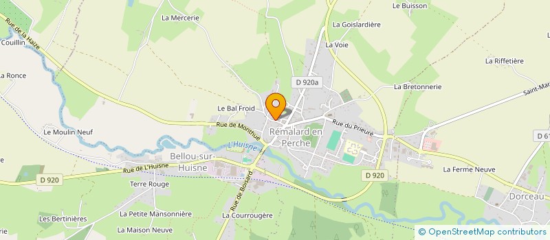 localisation de l'entreprise ART ET DESIGN à REMALARD-EN-PERCHE