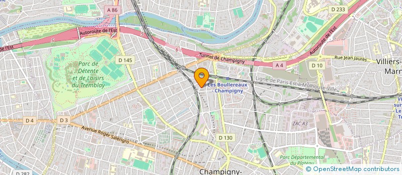 localisation de l'entreprise ART ET ENFANCE PEDAGOGIE à CHAMPIGNY-SUR-MARNE