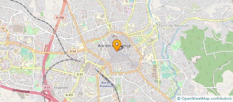 localisation de l'entreprise ART ET ENTREPRISE à AIX-EN-PROVENCE