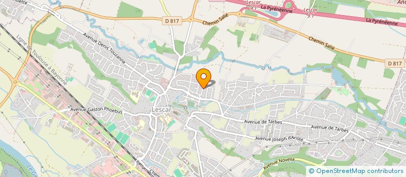 localisation de l'entreprise ART ET ENVIRONNEMENT  LESCAR