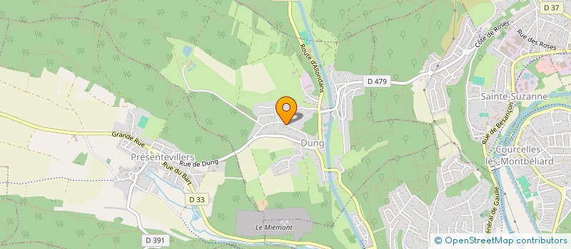 localisation de l'entreprise ART ET EVANGILE  DUNG