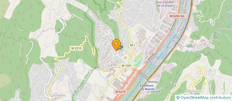 localisation de l'entreprise ART ET EVASION à CARROS