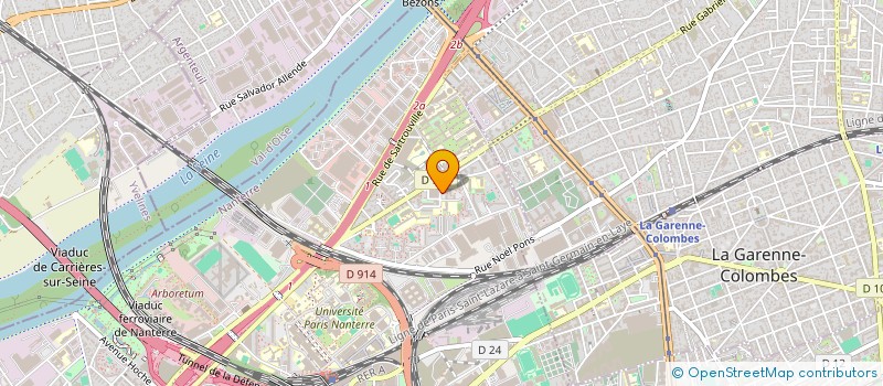localisation de l'entreprise ART ET EXCEPTION à NANTERRE