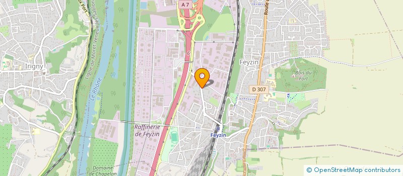 localisation de l'entreprise ART ET EXPRESSION  FEYZIN