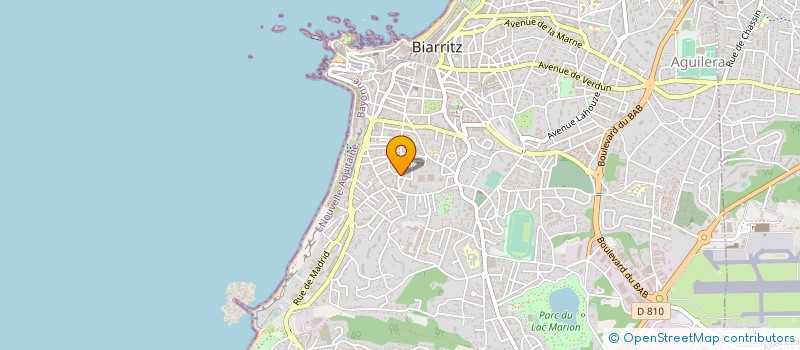 localisation de l'entreprise ART ET FACON  BIARRITZ