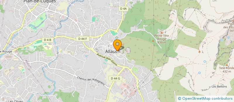 localisation de l'entreprise ART ET FACT COMPAGNIE  ALLAUCH