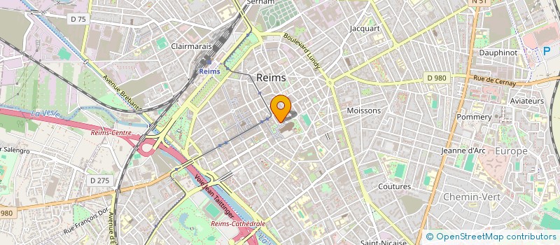 localisation de l'entreprise ART ET FOI  REIMS