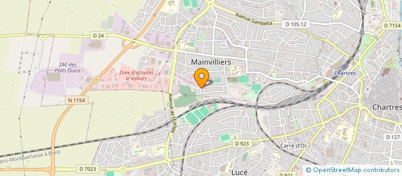 localisation de l'entreprise ART ET FORGE GIBIERGE FILS à MAINVILLIERS