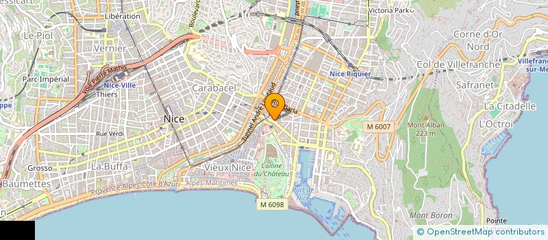 localisation de l'entreprise ART ET FORMES CUISINES à NICE