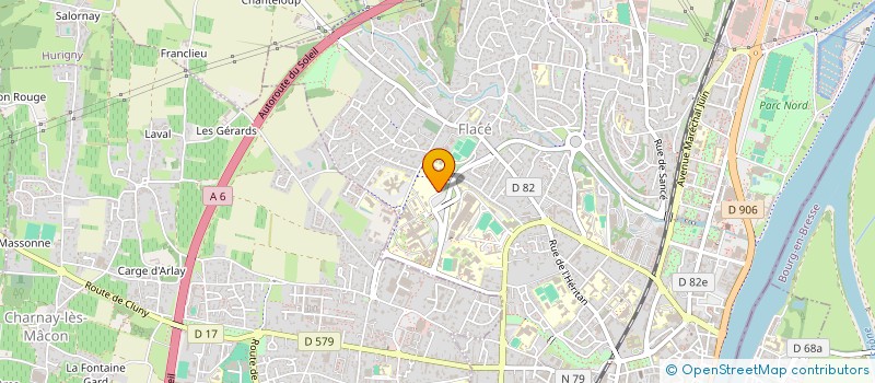 localisation de l'entreprise ART ET HOPITAL à MACON