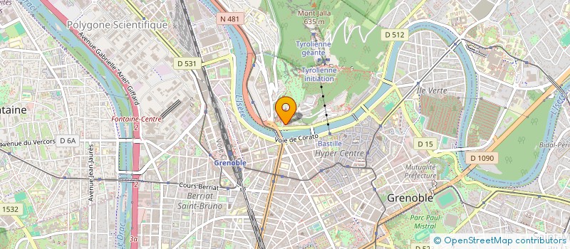 localisation de l'entreprise ART ET INDUSTRIE à GRENOBLE