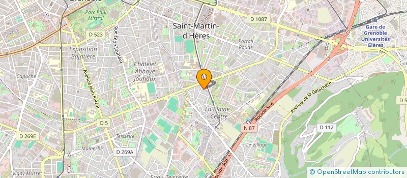 localisation de l'entreprise ART ET INTERVENTIONS à SAINT-MARTIN-D'HERES