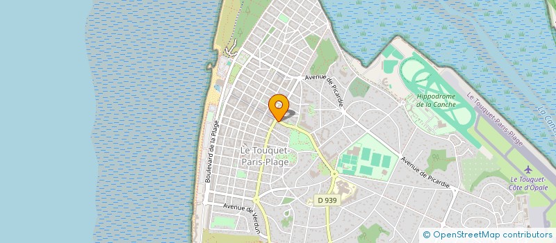 localisation de l'entreprise ART ET INVESTISSEMENTS à LE TOUQUET-PARIS-PLAGE