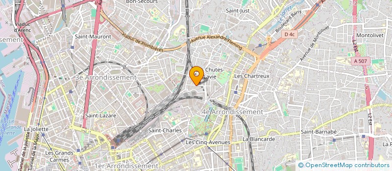 localisation de l'entreprise ART ET LANGAGE à MARSEILLE