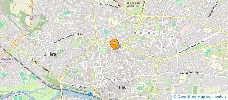 localisation de l'entreprise ART ET LETTRES à PAU