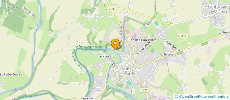 localisation de l'entreprise ART ET LOISIRS SOC à ASSE-LE-BOISNE