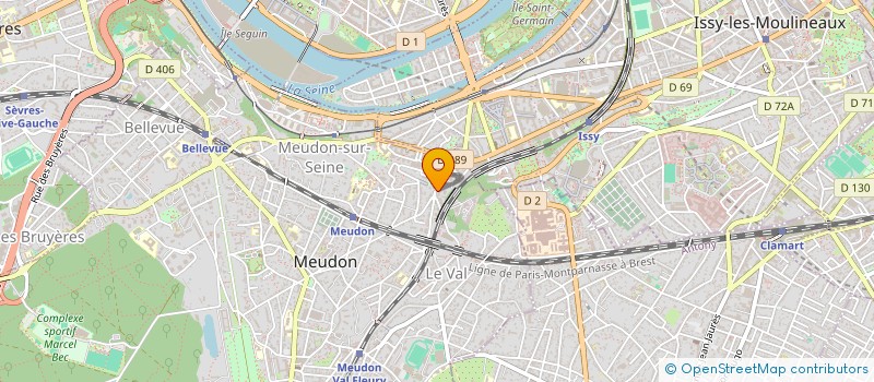 localisation de l'entreprise ART ET MAINTENANCE ECLAIRAGE à MEUDON