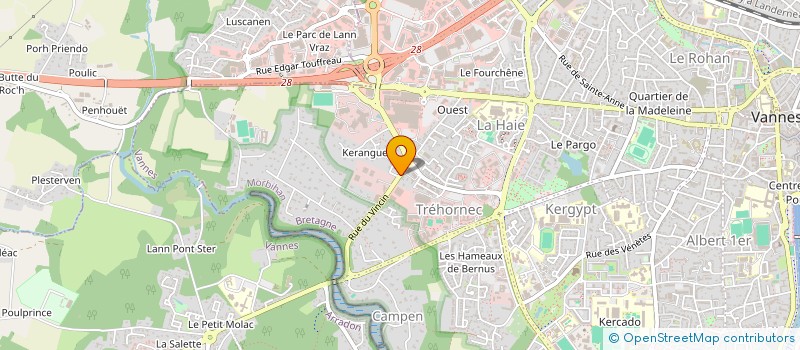 localisation de l'entreprise ART ET MAITRISE à VANNES