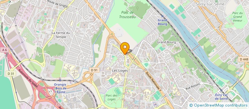 localisation de l'entreprise ART ET MECENAT D'ENTREPRISES EN ESSONNE à EVRY-COURCOURONNES