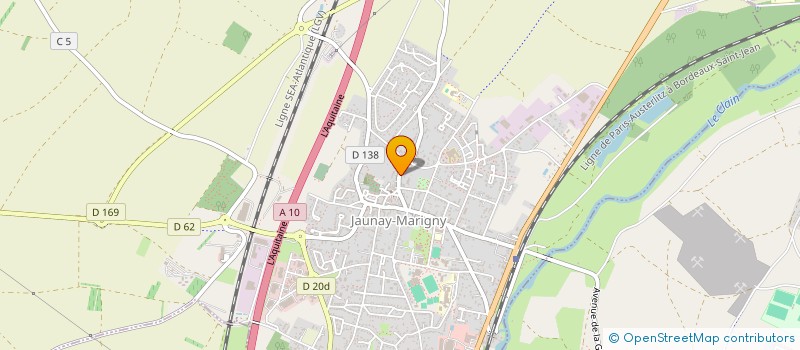 localisation de l'entreprise ART ET MECENAT INTERNATIONAL à JAUNAY-MARIGNY