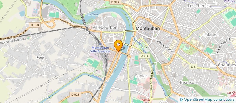 localisation de l'entreprise ART ET MENUISERIE  MONTAUBAN