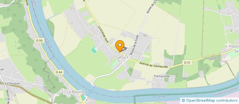 localisation de l'entreprise ART ET METHODES DU BATIMENT à SAHURS