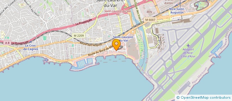 localisation de l'entreprise ART ET MEUBLES à SAINT-LAURENT-DU-VAR