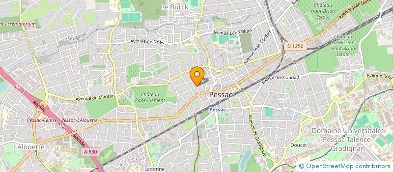 localisation de l'entreprise ART ET MISS à PESSAC