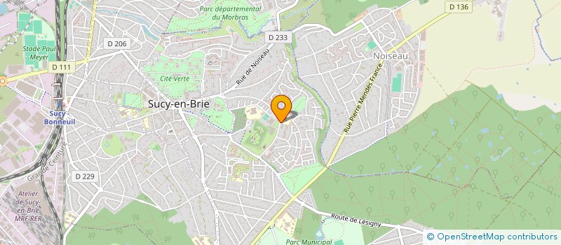 localisation de l'entreprise ART ET MOUVEMENT à SUCY-EN-BRIE