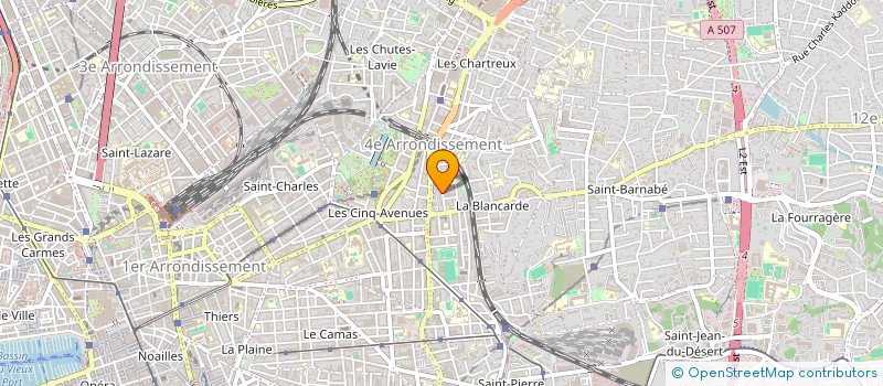 localisation de l'entreprise ART ET MOUVEMENT à MARSEILLE