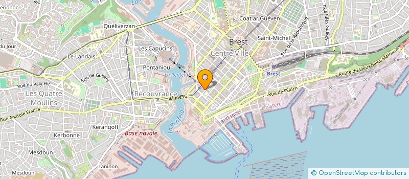 localisation de l'entreprise ART ET MUSIQUE à BREST