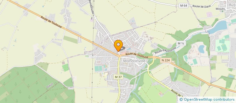 localisation de l'entreprise ART ET NATURE.AF  MONDONVILLE