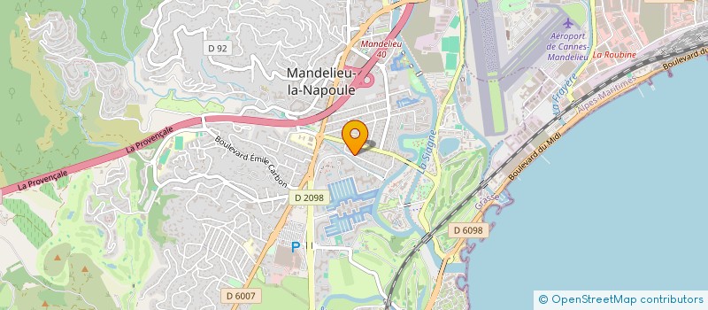 localisation de l'entreprise ART ET NETTOYAGE à MANDELIEU-LA-NAPOULE