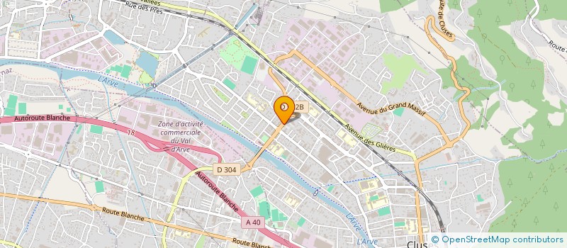 localisation de l'entreprise ART ET NOVATION à CLUSES