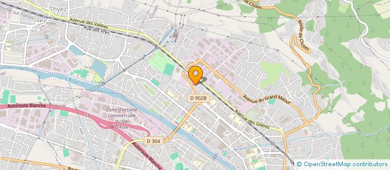 localisation de l'entreprise ART ET NOVATION  CLUSES