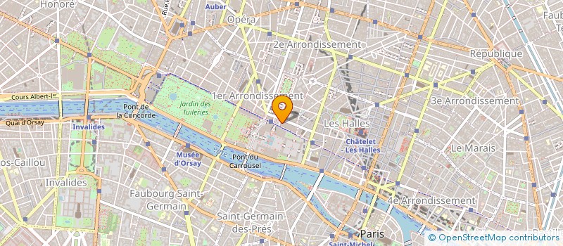 localisation de l'entreprise ART ET ORGANISATION à PARIS